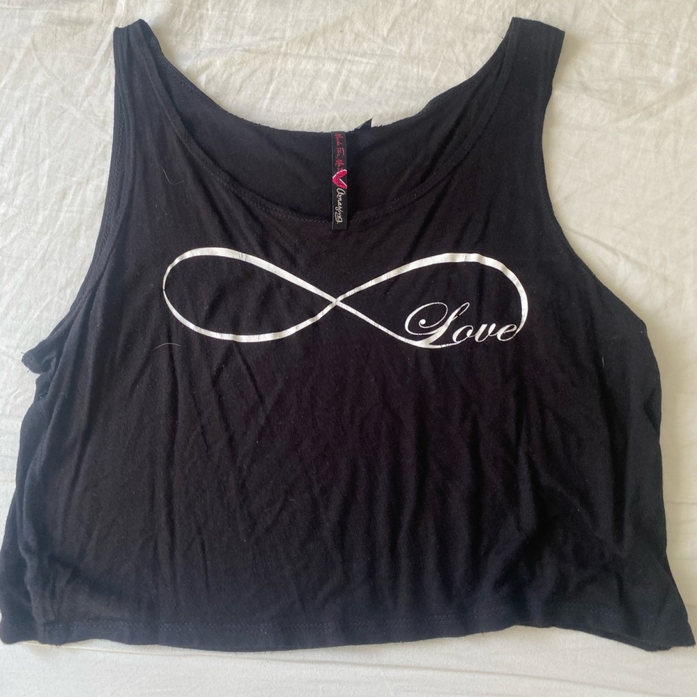 Black Crop top from Macys